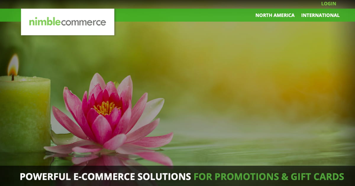Nimblecommerce - an e-commerce platform for promotions and gift cards.