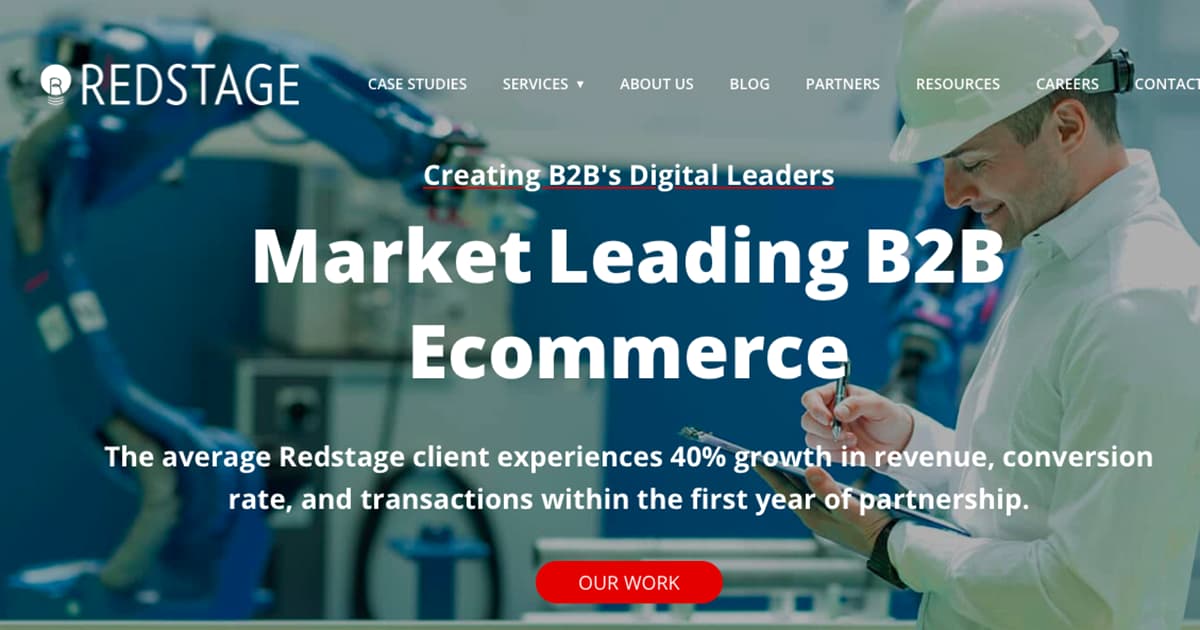 Redstage - a software development company for B2B ecommerce companies