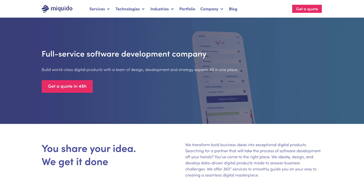 Miquido full-service software development company