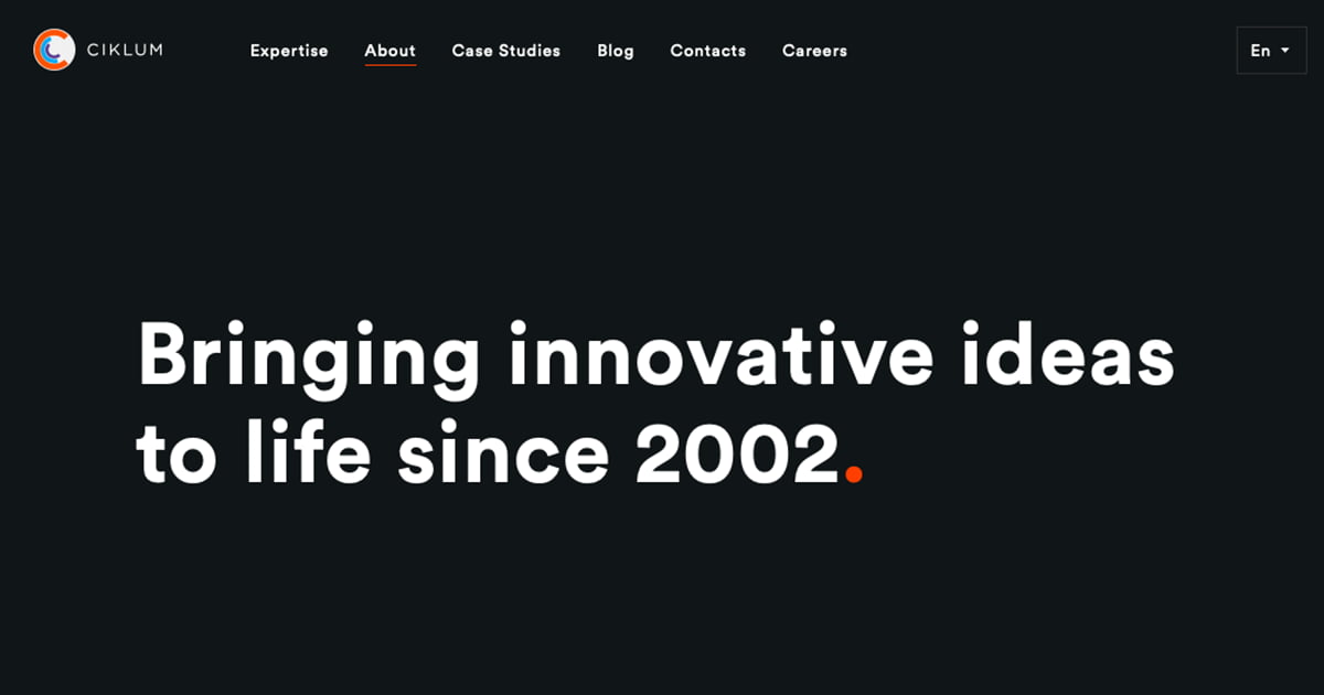 Ciklum - a company that brings innovative ideas to life