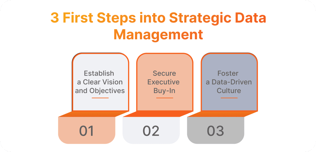3 First Steps into Strategic Data Management