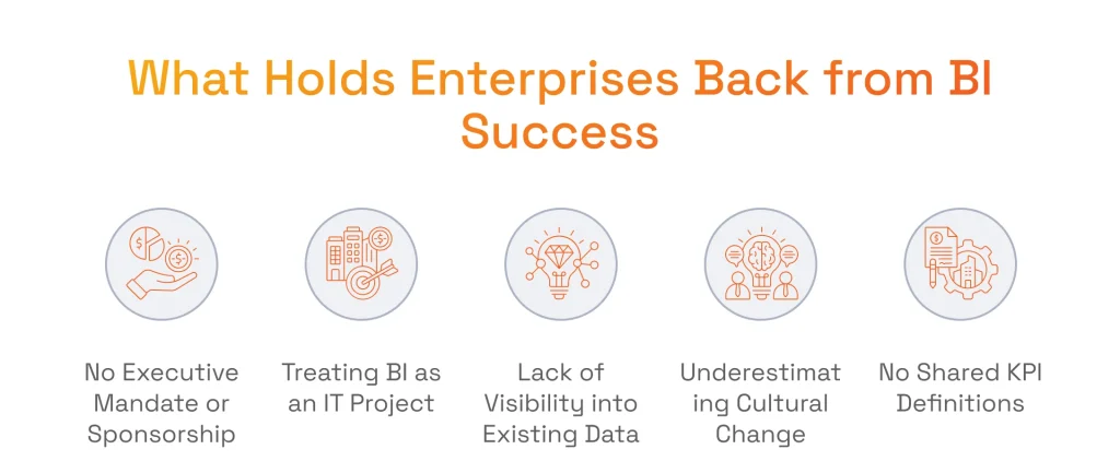 What Holds Enterprises Back from BI Success