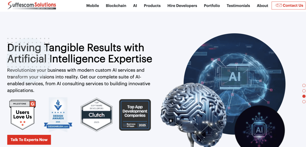 Top Computer Vision Companies - Sufferscom Solutions