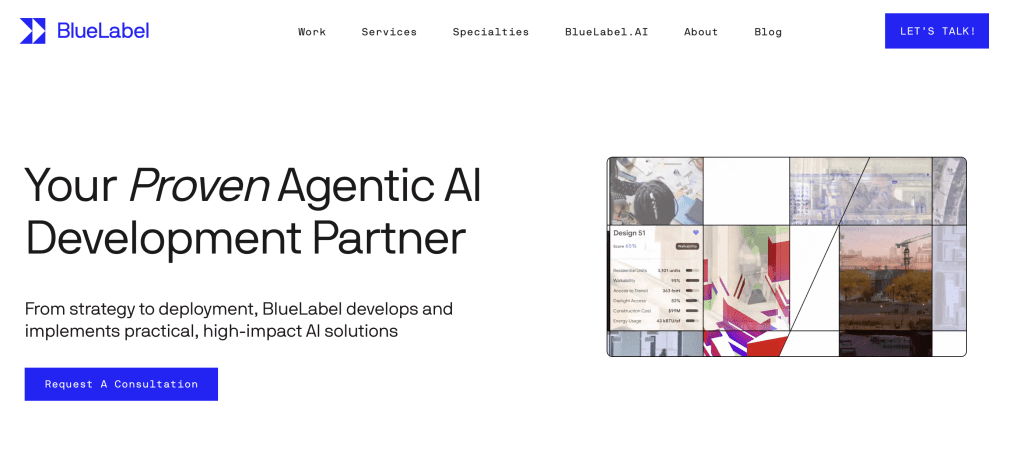 BlueLabel - AI development & consulting