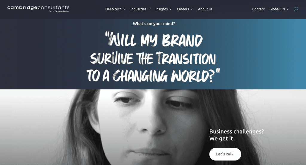 Cambridge Consultants - AI consulting firm